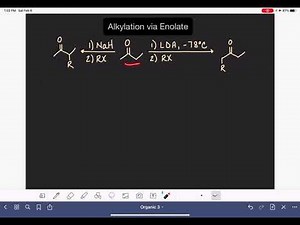 24: Alkylation of the alpha position via an enolate
