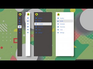 Responsive Sidebar Menu using Bootstrap studio Front-End Developer Drag and drop UI
