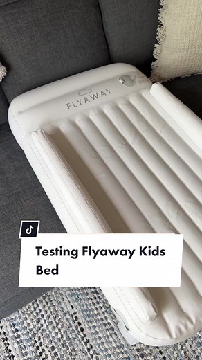 Highly recommend! Comes with a hand pump to inflate on the plane. ✈️ Worth the investment! #fyp #momhack #babyhacks #babytravel #reviews #kidstravel