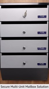 Rottner Apartment Mailbox Depot 4 Cylinder Lock Silver/Black - Amazon.com