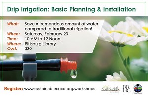 Drip Irrigation: Basic Planning and Installation