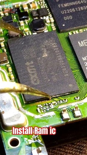 install Ram ic #dj #fypシ #service #repair #gadgets