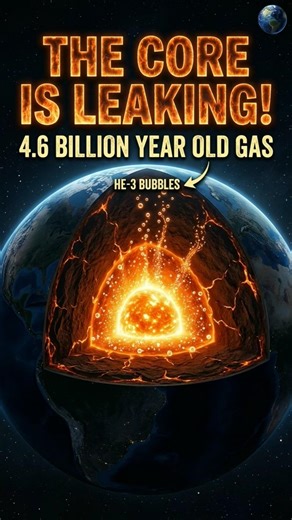 The Earth’s Core is Leaking! 🌍🔥 Ancient Secrets Escaping After Billions of Years #TheFactScore