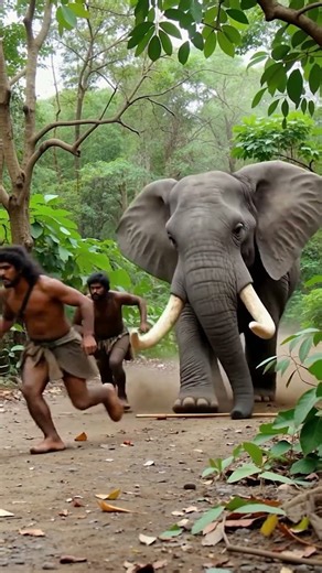Angry Elephant Chases Hunters Out of Jungle! 🐘🌴😡
