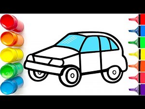 How to Draw a Hatchback Car | Easy Step by Step Tutorial