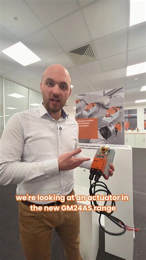 The new Belimo GM24A-S range just raised the standard for damper actuators. This updated GM24 series comes packed with practical improvements designed to make installation, commissioning, and operation easier than ever. Here are three standout features: • Built-in NFC & Bluetooth connectivity • Connection via the Belimo Assistant App, even without power (using NFC) • Adjustable operating mode and running time directly from your device The upgraded internal hardware delivers smoother operation, l