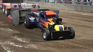 A great class of 17 Super Modified 2WD Trucks competing at the TNT Truck & Tractor Pull event at the Scott County Fair- Georgetown Kiwanis Livestock & Horse Shows in Georgetown, KY! | BB Pulling Videos