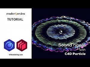 Sound Ripple with Cinema 4D Particle | Tutorial | VFXRendering