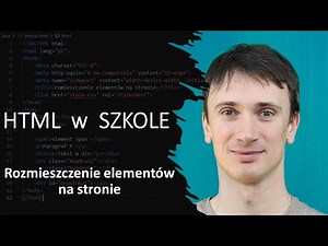 HTML w szkole - rozmieszczenie elementów na stronie internetowej