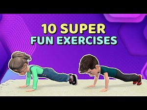 10 SUPER FUN BALANCE AND COORDINATION EXERCISES FOR KIDS - Videos For Kids