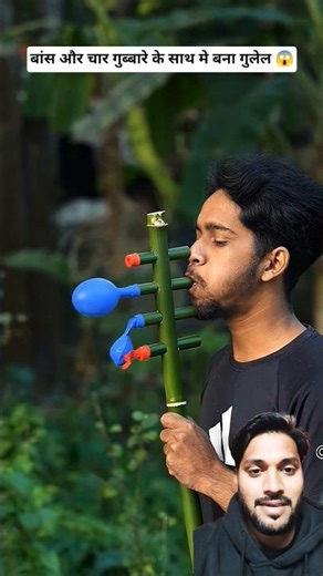 Creative Four colour Balloone and bamboo Slingshots 🔥#bamboo #slingshot #diy #bambooart #viralvideo