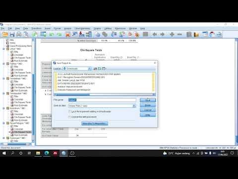 Tutorial SPSS Uji Chi Square1