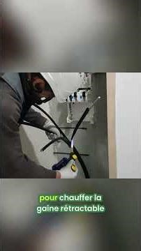 Heat Shrink Tubing Heating Tip: Avoid Rapid Burns! #shorts