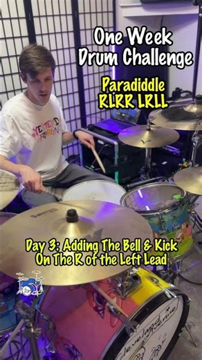 One Week Drum Challenge: Day 3 – Paradiddle Orchestration! #shorts