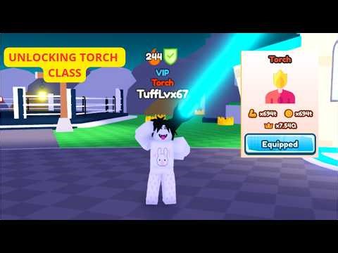 ⚔️I Finally Managed to Unlock Torch Class!🔥 in Saber Simulator⚔️