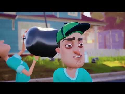 Hello Neighbor Funny Cutscene Glitches