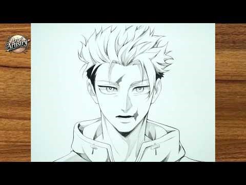 How to Draw Yuji Itadori Step by Step | Jujutsu Kaisen Art | Anime Drawing | Easy drawing
