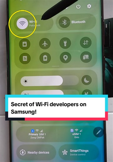 Samsung Wi-Fi Developer Secrets for Android Users