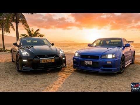 The Sound That Stops Traffic: RB26 vs. VR38 Turbo Flutter | NISSAN R35 AND SKYLINE R34 | ASMR
