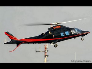 Private Agusta A-109 Landing & Takeoff at London Heliport [EGLW]