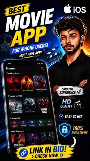 Best Entertainment Apps for iPhone 📱 | 2026 #movieapp #freemovieapp #short