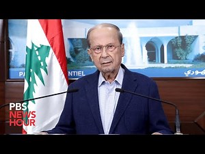 WATCH LIVE: Lebanese President Michel Aoun speaks at 2021 U.N. General Assembly