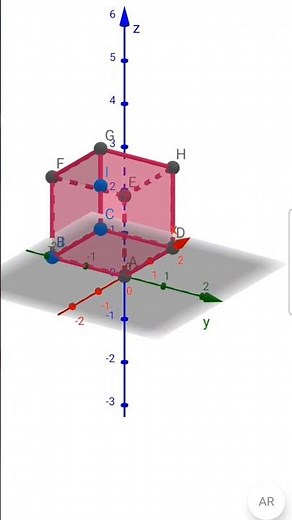 Rotating cube Mathematical design using geogebra #mathstricks #mathshorts #geogebra