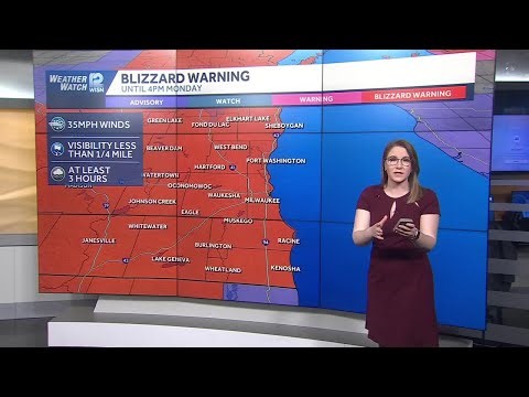 Blizzard hits SE Wisconsin; schools close, travel not advised