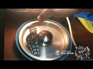 I haven't worn my EcoDrive Citizen watch in 8 months so I had to charge it like this in order to set