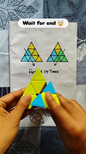 Cubes King Amrit | Pyraminx cube new formula solve magic trick😱🔥@kingofcubers #cubeskingamrit #rubikscube #cube #puzzle #explorepage | Instagram