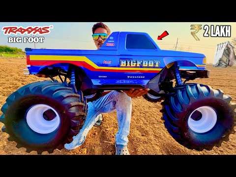 RC Traxxas X-Monster BigFoot Car Unboxing & Testing – Chatpat toy tv