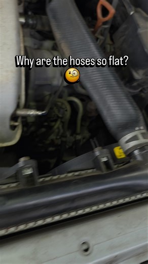 Why are these radiator hoses so FLAT? 😱 #Shorts