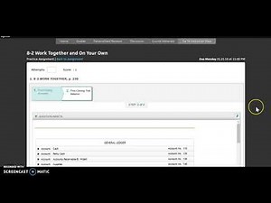 8-2 Work Together (Accounting I)