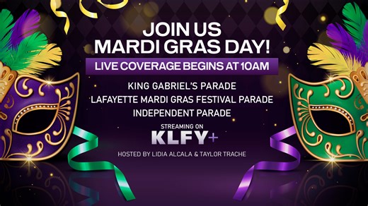 Watch all the Mardi Gras parades in Lafayette streaming live on KLFY
