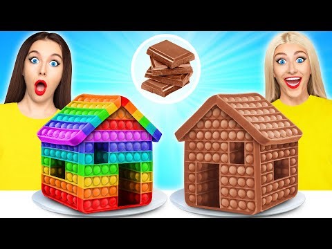 Real Food vs Chocolate Food Challenge | Epic Food Battle by Multi DO Fun Challenge