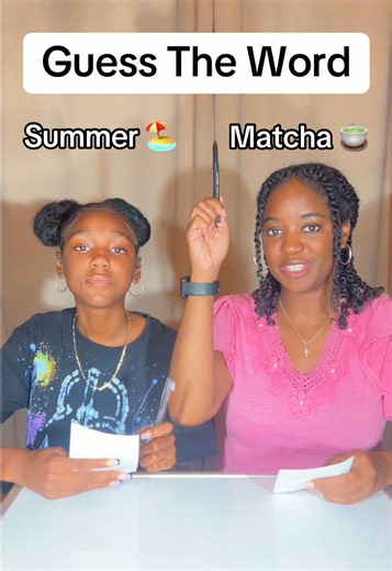 Can She Guess The Word Matcha 🍵 ⁉️👀😂 #guesstheword #challenge #wordgames #trending #charlieandauntie