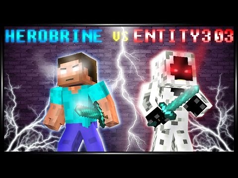 Herobrine vs Entity303 .:Minecraft Fight Animation:.