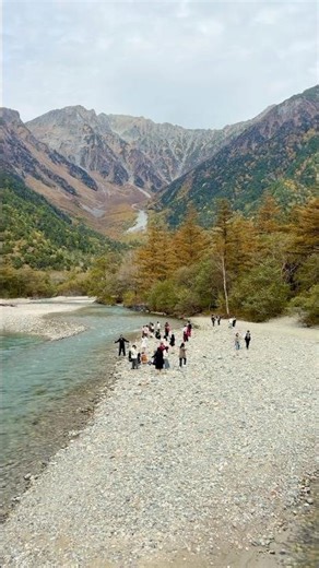 晩秋の上高地 #上高地 #紅葉 #旅行