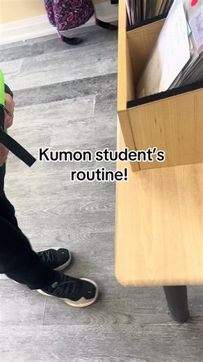 Follow along!! Building routines is an important factor in student’s success!! #kumon #markhamandlawrence #kumonscarborough #fyp #kumonkids