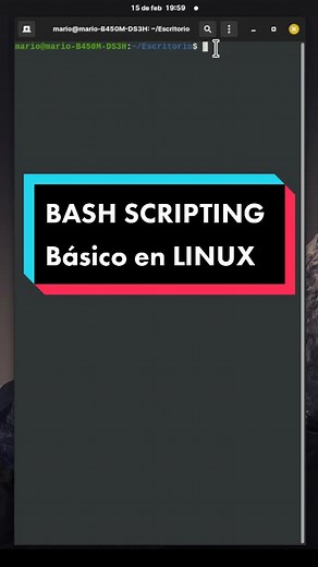 Cómo crear un #script en #linux con la #terminal #bash para automatizar #comandos, se trata de un #tutorial de #bashscripting #scriptingideas