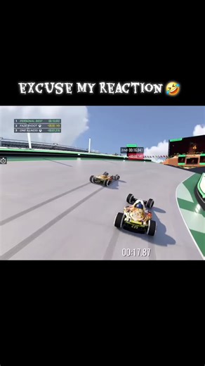 Racing Reactions on Trackmania: A Fun F1 Moment