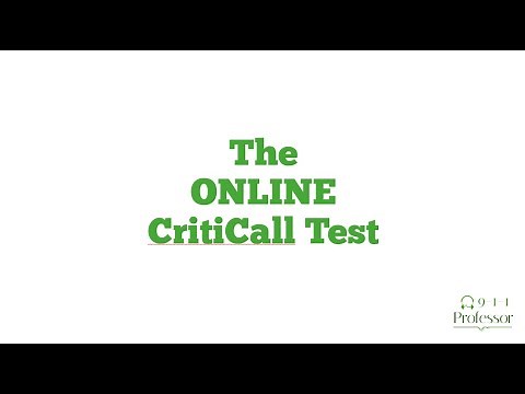 Prepare for Test Genius: the Online CritiCall Test
