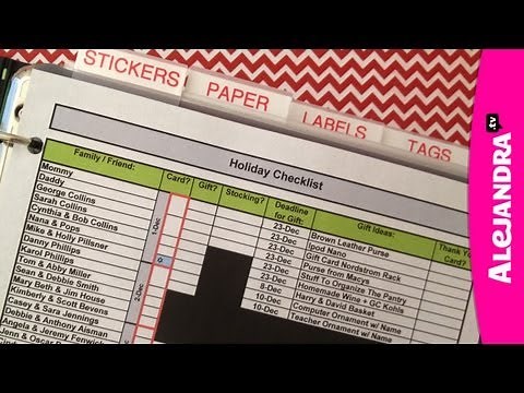 Holiday Organization Binder: Ultimate Holiday Giving Guide