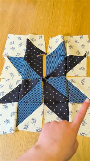 Sew a Star Patchwork Cushion! Tutorial on our channel! 🌟🧵 #sewing #patchwork #shorts