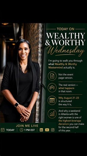 I'm Going Live Today - Join Me 1PM EST