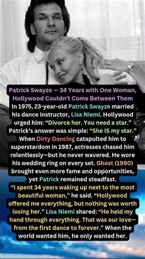 Patrick Swayze: 34 Years, One True Love, and Hollywood Couldn’t Tempt Him