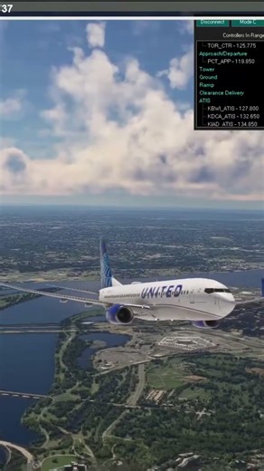 Navigating New York Airspace United 737 DCA to BOS via Newark EWR
