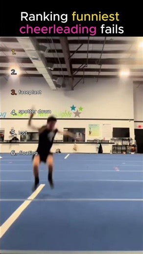 Ranking funniest cheerleading fails