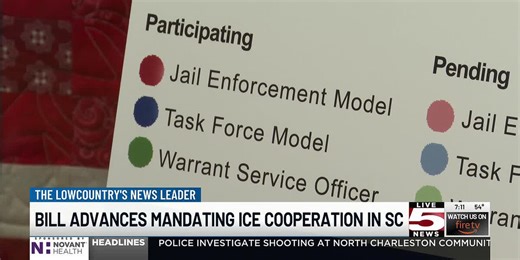VIDEO: Bill requiring SC law enforcement agencies to join federal program advances