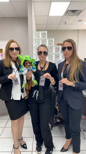 ️ The Men (and Women) in Black have arrived! ️ This Halloween, we’re keeping Earth safe from all things spooky — and maybe a few alien candy thieves, too!  Armed with style, shades, and a neuralyzer (don’t worry, you won’t forget how much fun you had!), we’re on a mission to protect the galaxy… one costume at a time. | Advanced Dental Care of Palm Beach Gardens and Juno Beach | Facebook